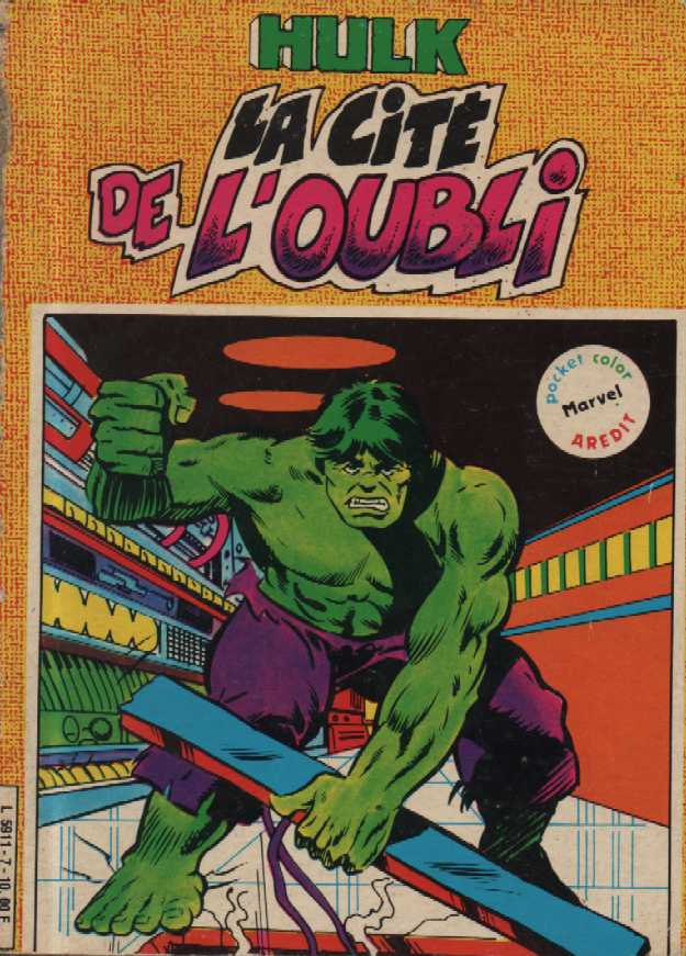 Scan de la Couverture Hulk Pocket Color n 7